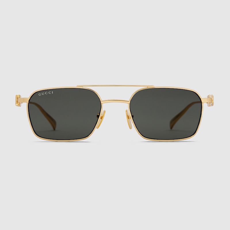 Rectangular frame sunglasses - Image 1